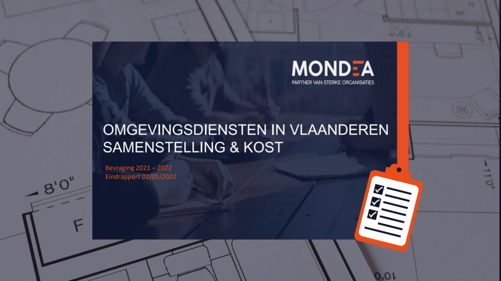 bevraging over de samenstelling en kost van omgevingsdiensten in Vlaanderen